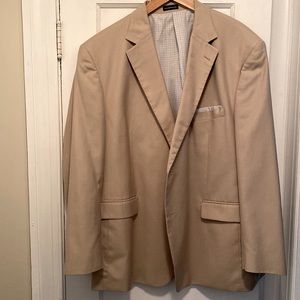 Stafford Tan Sports Coat - 48R